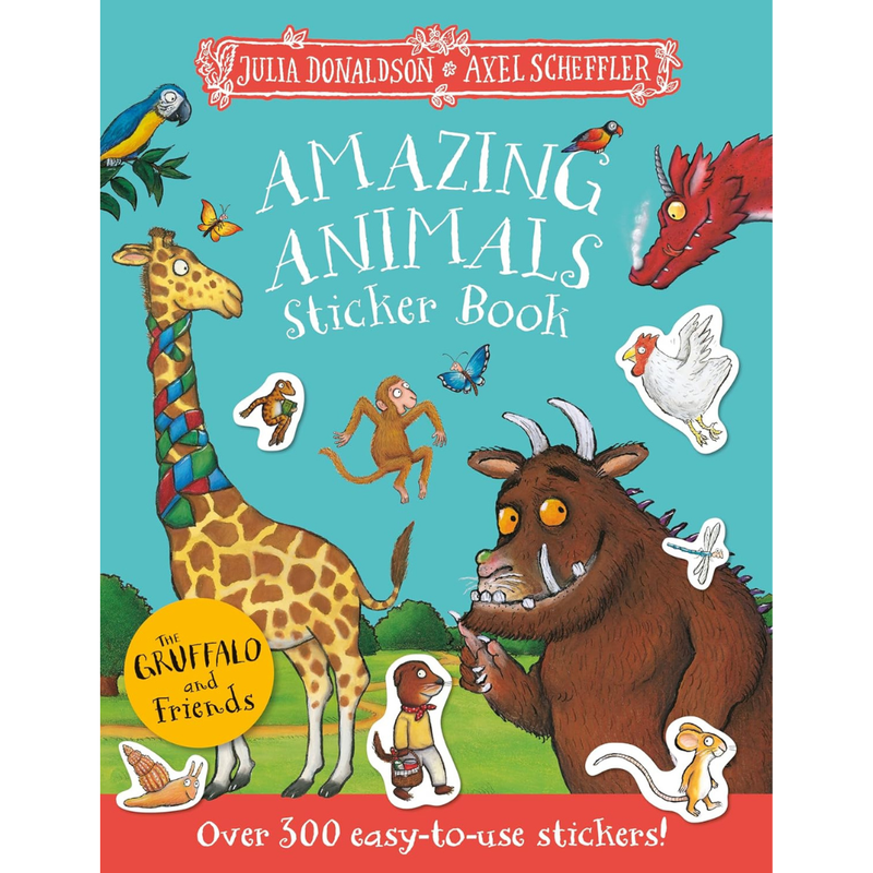 The Gruffalo and Friends Amazing Animals Sticker Activity Book with 250 Stickers (Paperback) By Julia Donaldson Travel Toys
