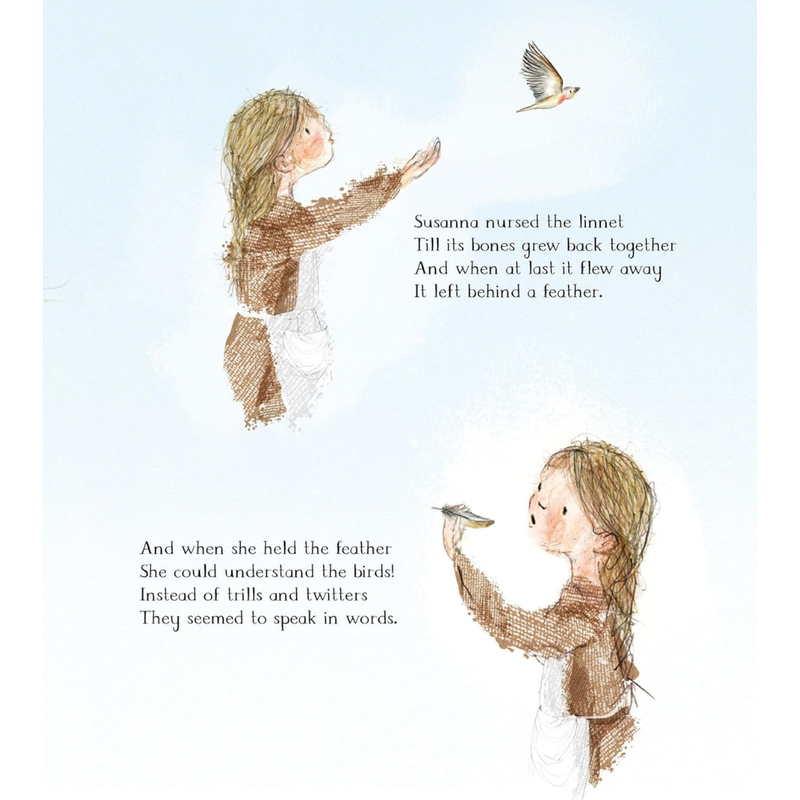 The Magic Feather (Hardcover) by Julia Donaldson Kids Picture Book about Rhyming Fairy-Tale Nature Adventure