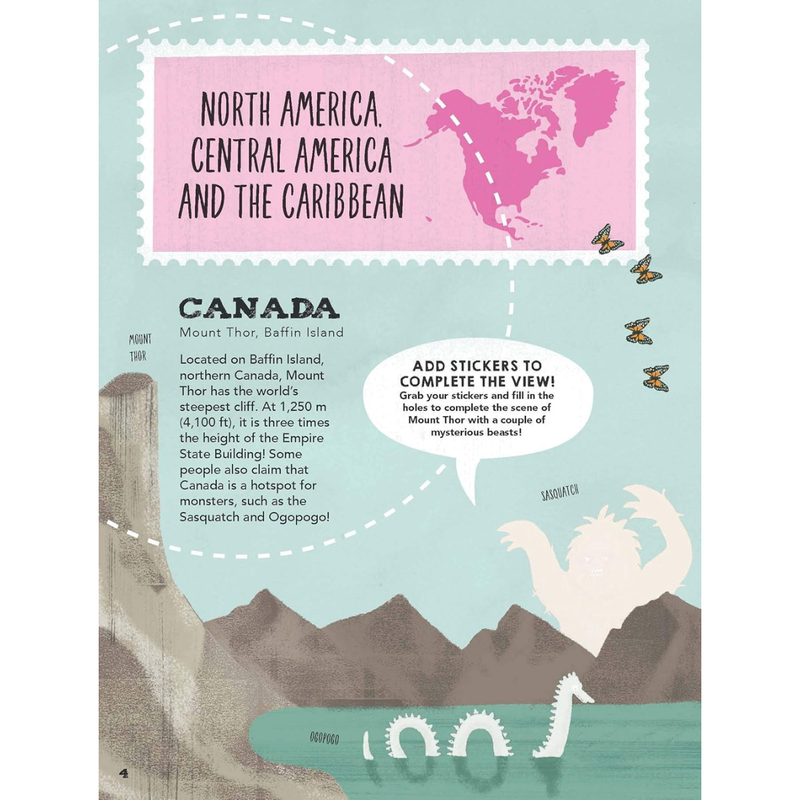 The Travel Sticker Activity Book with 250 Stickers (Paperback) by The Lonely Planet Kids Travel Toys