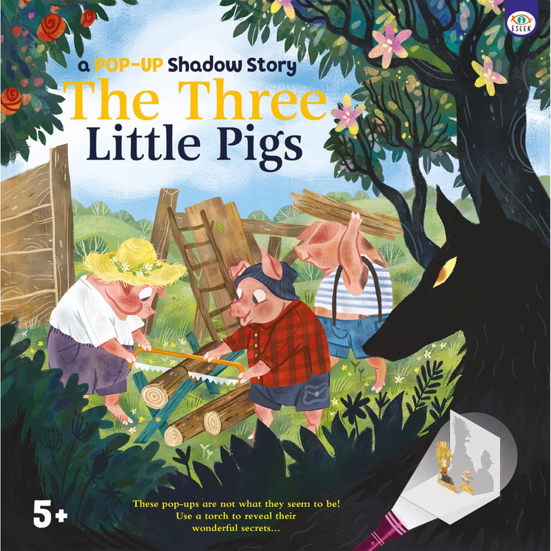 A Pop-Up Shadow Story Three little pigs (Hardcover) by Eve Robertson The Classic Children Story Book