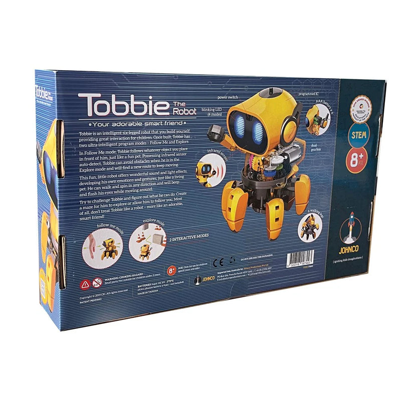 Johnco Tobbie The Robot Early Science STEM Toys 8yrs+