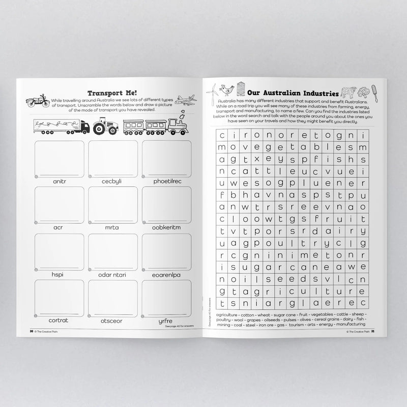 Plug Into Travel Activity Interactive Book Australia Edition Reviewed by Primary School Teachers Australia