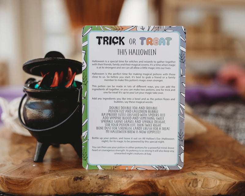 Trick or Treat Halloween Potion Kit by The Little Potion Co Sensory Toys Halloween Range 3yrs+