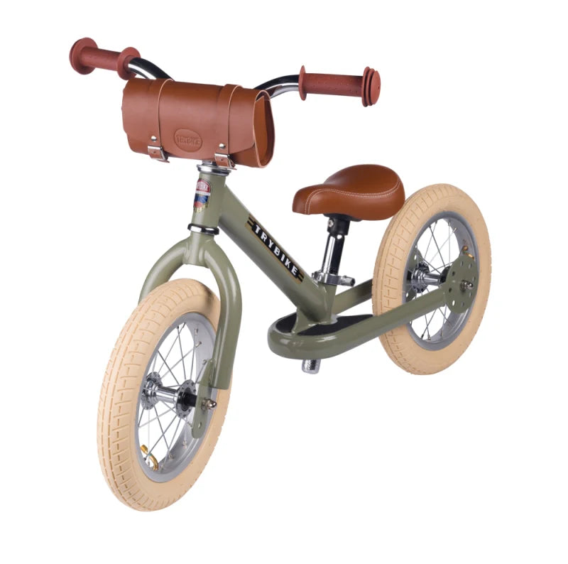 TryBike Handlebar Bag Leather Bike Accessories 18m+