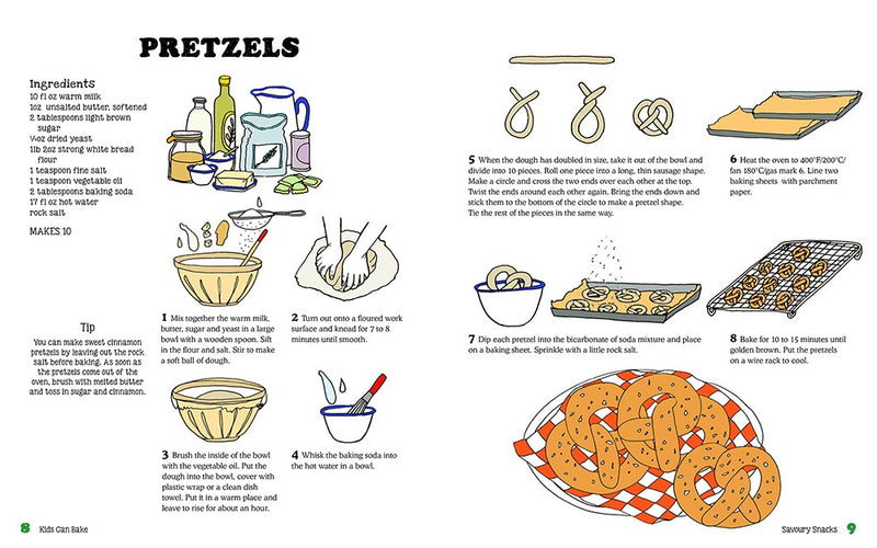 Kids Can Bake: Recipes for Budding Bakers (Hardcover) Kids Cook Book