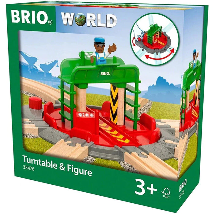BRIO Turntable & Figure 2pcs 3yrs+