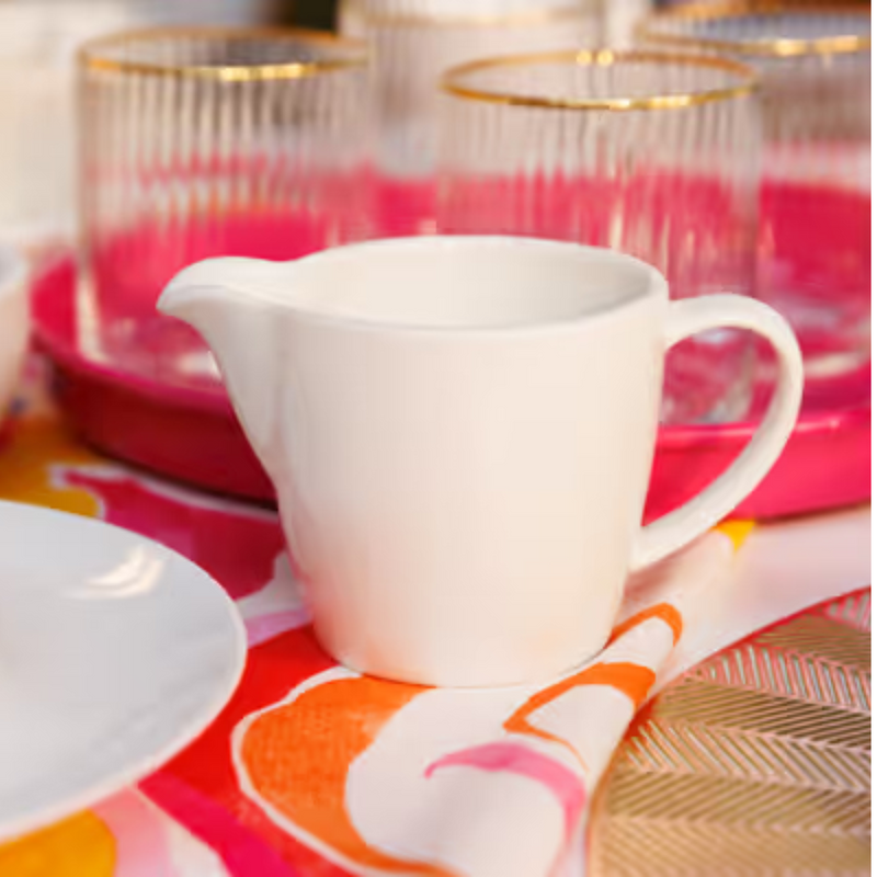 Mikasa Chalk Porcelain Milk Jug White 270ml Montessori Practical Life Materials