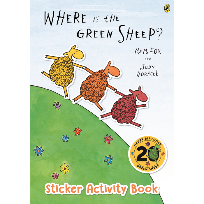 Where Is The Green Sheep Sticker Activity Book (Paperback) Art and craft for kids 3yrs+