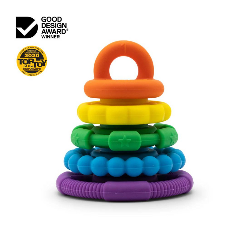 Jellystone Rainbow Stacker Teether 1pc 2 designs Baby Toys Baby Gifts Idea Best Seller 0m+