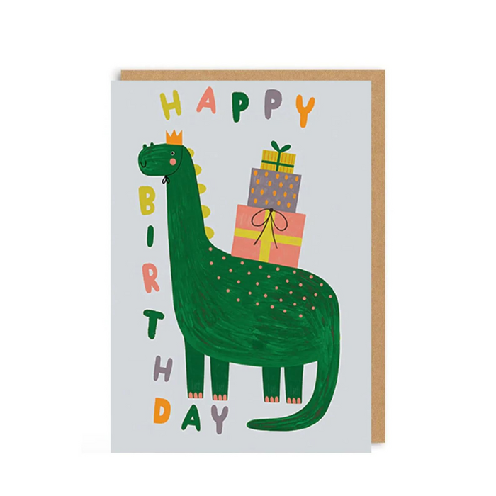 Happy Birthday Cute Dinosaur Birthday Card Dinosaur toy