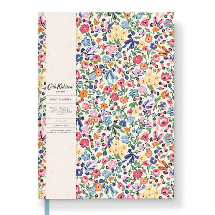 Spring Floral Soft Cloth Cover Daily Planner by Cath Kidston