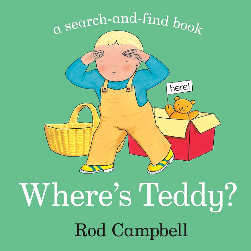 Where's Teddy? Interactive Book (Search and Find Board Book) Kids Picture Book