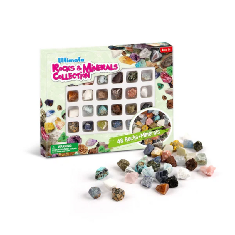 Ultimate 48pc Rocks and Minerals 8yrs+
