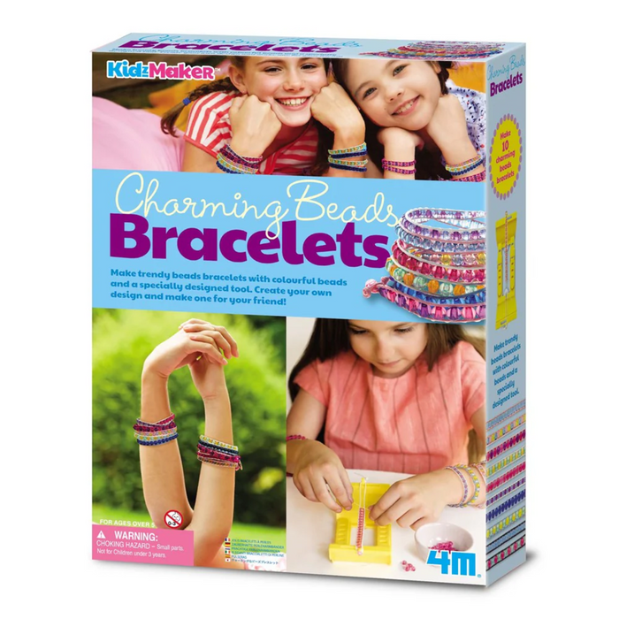 KidzMaker Charming Beads Bracelets Kit Art and craft for kids 5yrs+