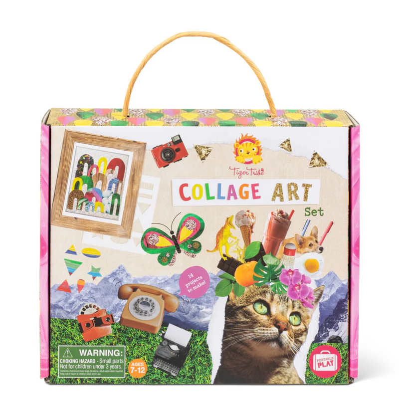 Tiger Tribe Collage Art Set Art and Craft for kids Gifting Idea for 7yrs+ DISCONTINUED