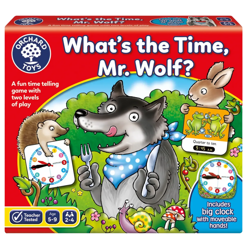 Orchard Game What's The Time Mr Wolf? Math Games for Kids Best Seller 5yrs+