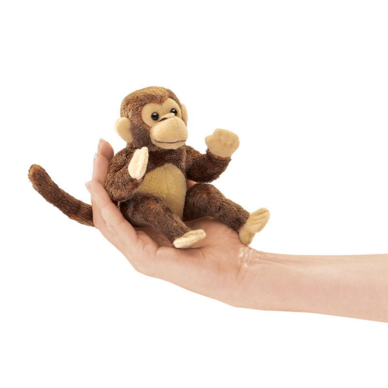 Monkey Finger Puppet by Folkmanis Best Seller 3yrs+
