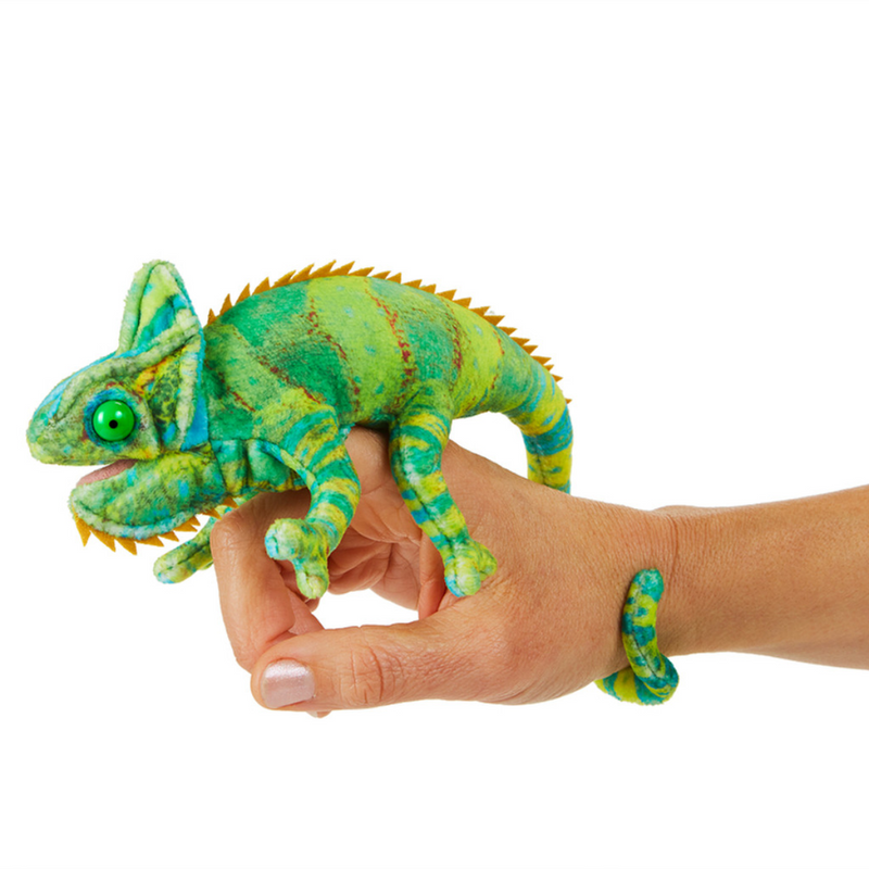 Chameleon Finger Puppet by Folkmanis Best Seller 3yrs+