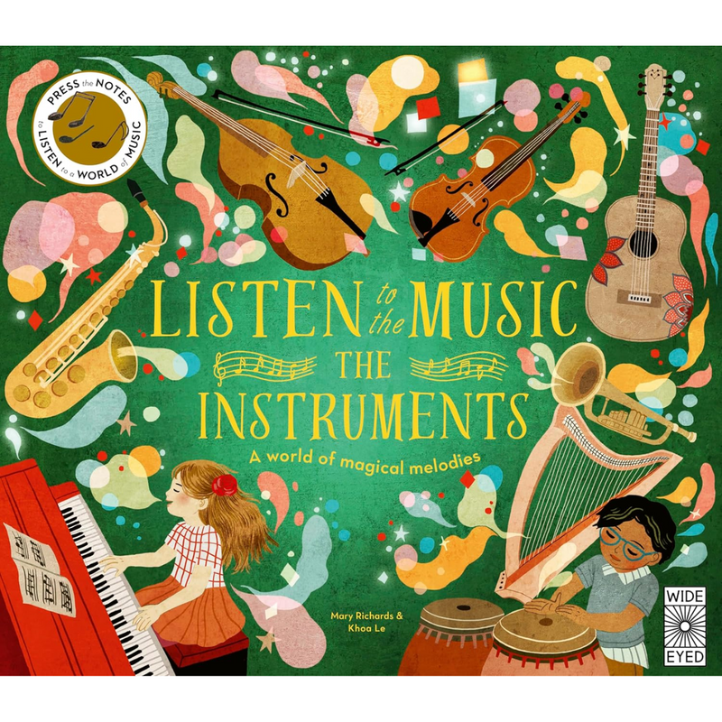 Listen to the Music The Instruments (Hardcover)  Musical Gifting Book Kids Book 5yrs+