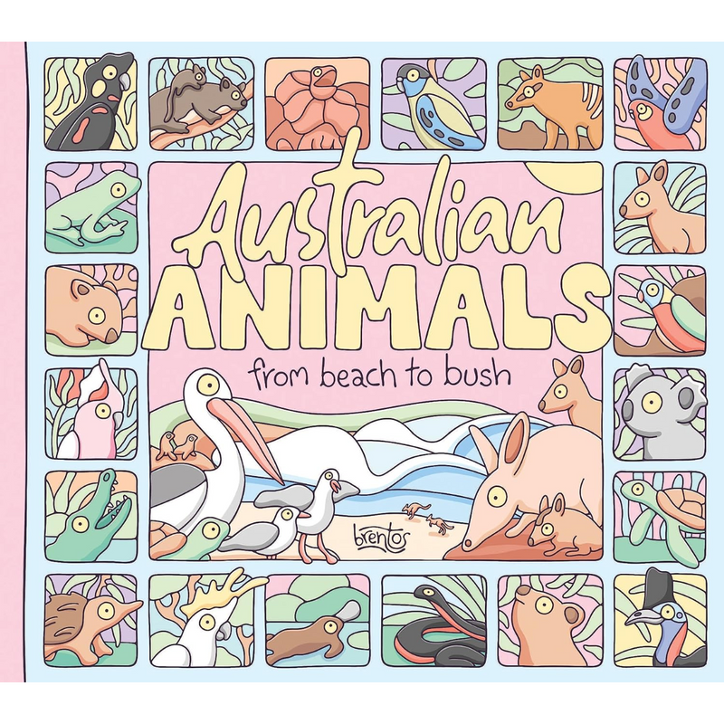 Australian Animals From Beach to Bush (Hardcover) by Brentos Kids Picture Book Australian Authors