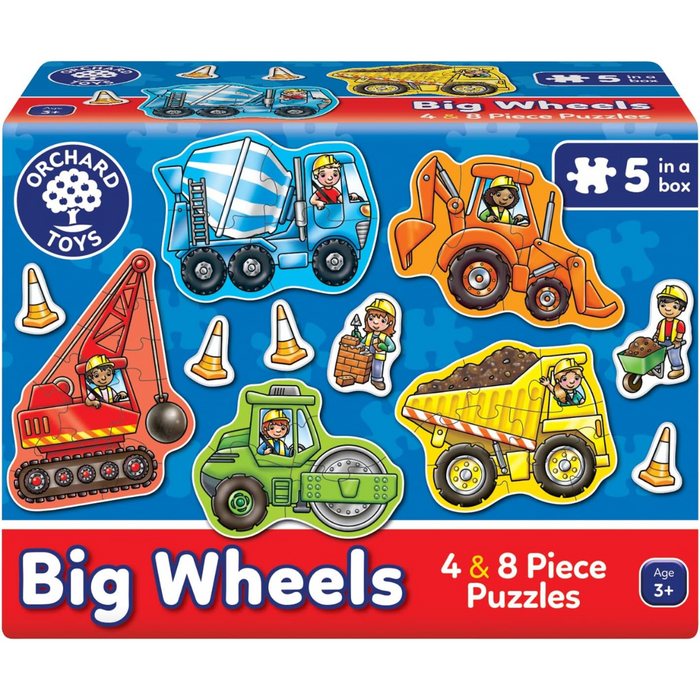 Orchard Games Big Wheels Puzzles 3yrs+