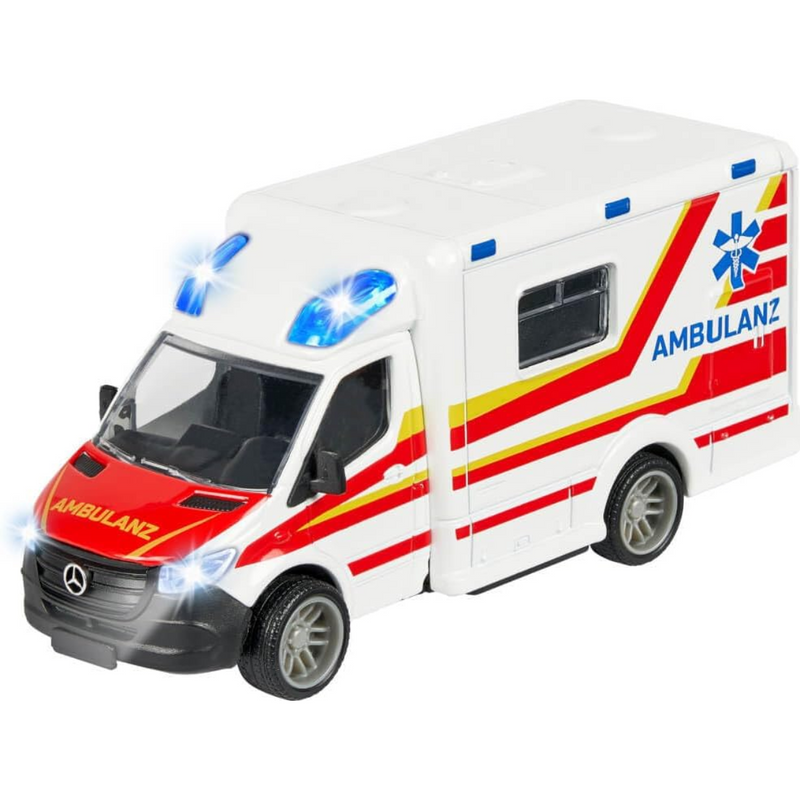 Majorette Mercedes Benz Sprinter Ambulance With Lights and Sound Toy Car Best Seller 3yrs+