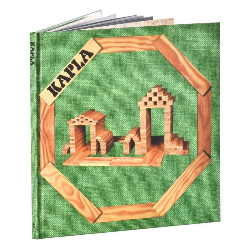 Kapla Art Book Green Simple Architecture Developmental Toys for Toddlers 3yrs+