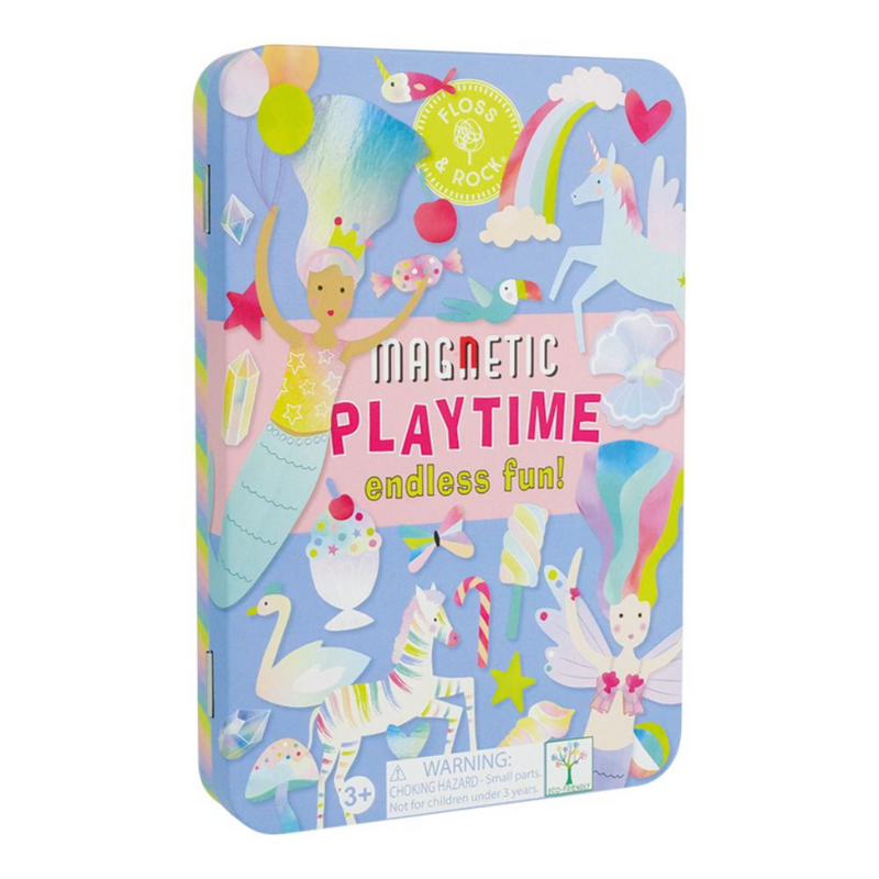 Floss & Rock Magnetic Playtime Fantasy Travel Toys Fairy Unicorn and Castle Theme Retired 3yrs+
