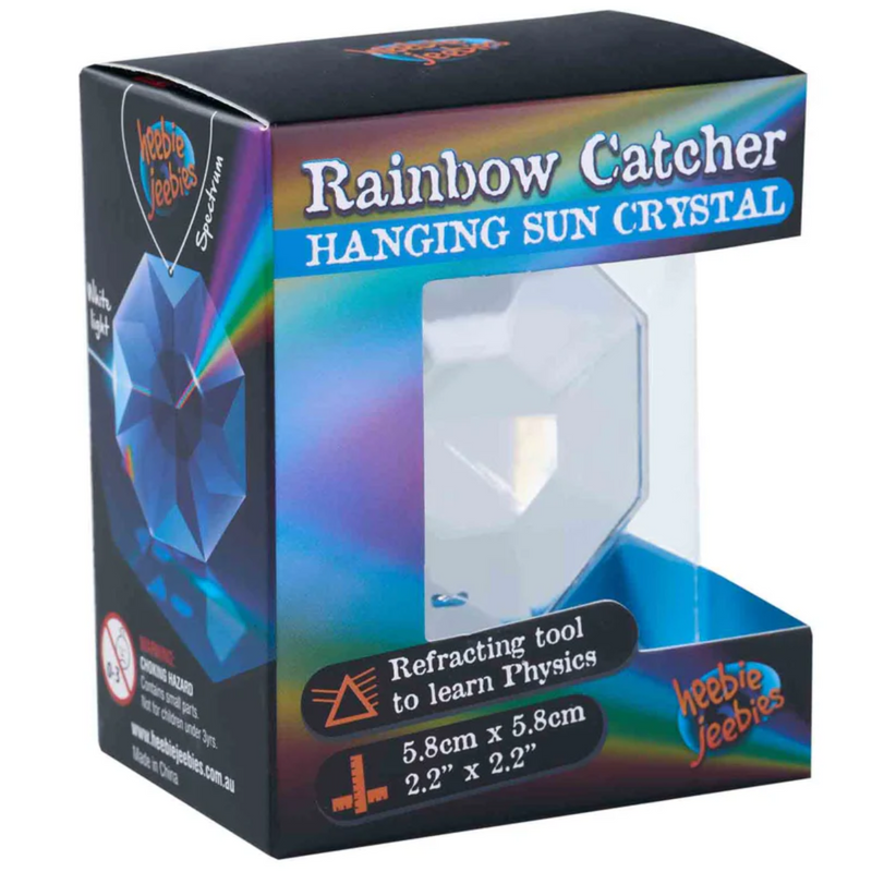 Heebie Jeebies Rainbow Catcher Hanging Crystal Sun Science STEM Toys Best Seller 8yrs+