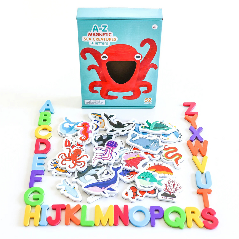 Curious Columbus Magnetic Sea Creatures and Letters Early Phonics Literacy 3yrs+