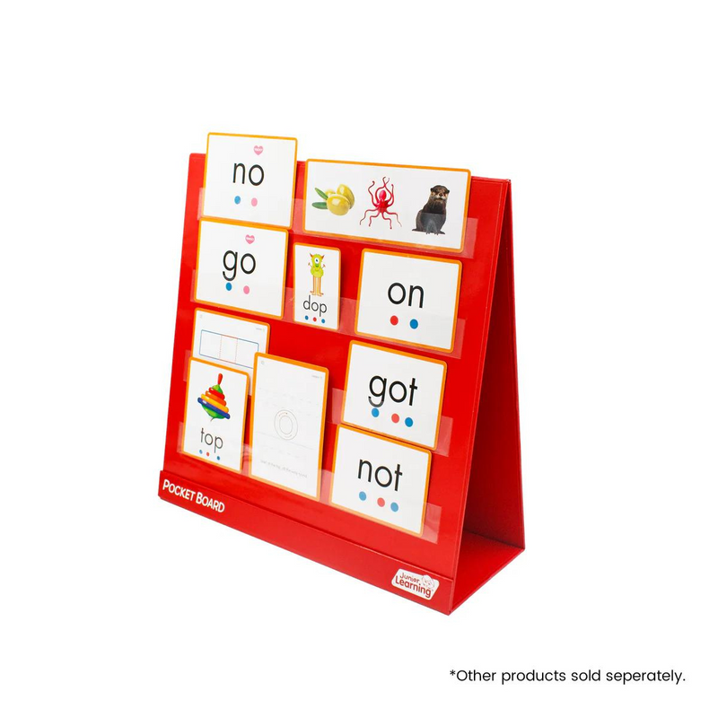 Pocket Board 42x105cm By Junior Learning Early Literacy Phonics 4yrs+