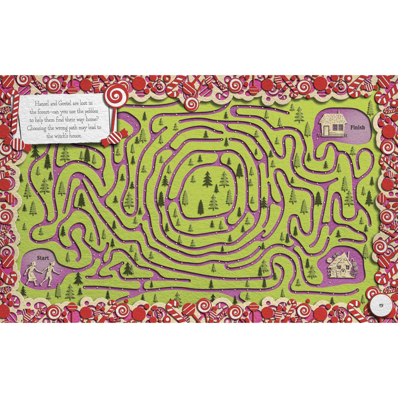 Lost in a Book A Library of Mazes (Hardcover) by Mark Walker About Exploring Classic Stories and Magical Adventures Kids Maze Activity Book