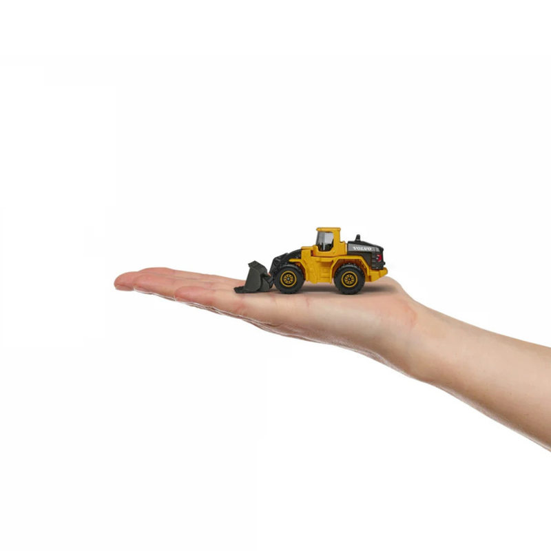 Majorette Volvo Construction Vehicles 3pc Set Assorted Metal Travel Toys Car Gift Idea for 3yrs+
