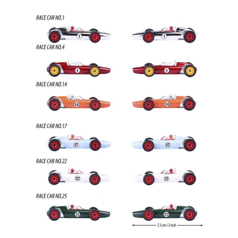 Majorette First Ever Racing Car 60th Anniversary Edition 1pc 6 Designs Metal Travel Toys Car Gift Idea for 3yrs+