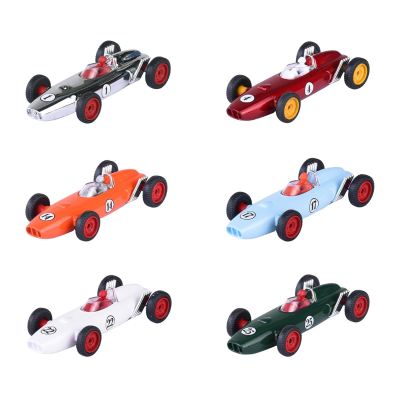 Majorette First Ever Racing Car 60th Anniversary Edition 1pc 6 Designs Metal Travel Toys Car Gift Idea for 3yrs+