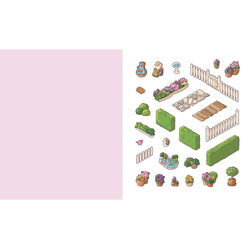 Cute N Cozy Sticker Therapy Sticker Activity Book with 500 Reusable Stickers (Paperback) by Zenny Abanales Travel Toys