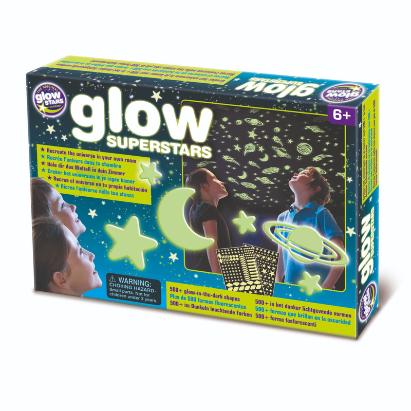 Glow Superstars by Brainstorm Toys Room Decor 6yrs+