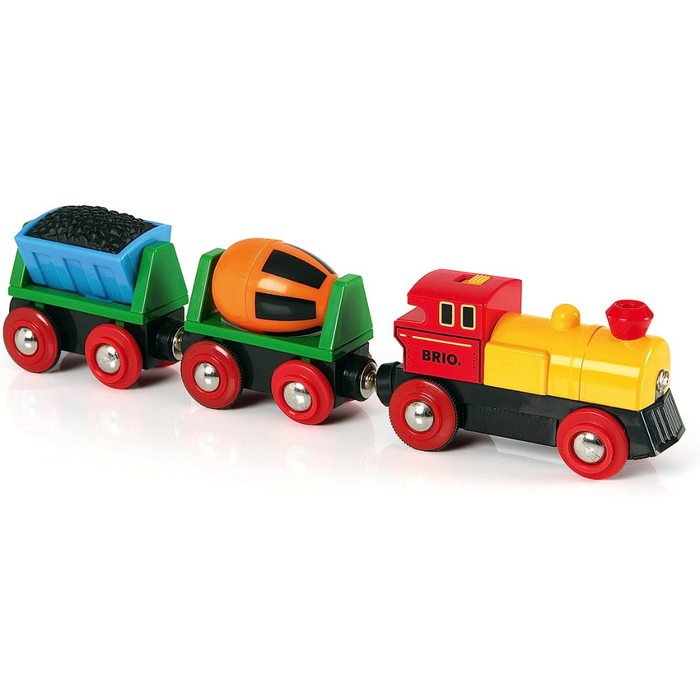 BRIO Battery Operated Action Train with Light 3pcs 3yrs+