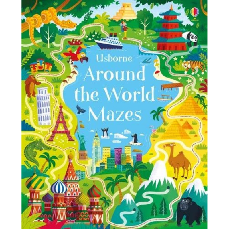 Around The World Mazes (Paperback): Activity Kids Book