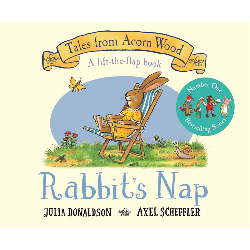 Rabbit's Nap 20th Anniversary (Lift the Flap Board Book) by Julia Donaldson, Axel Scheffler Kids Interactive Book