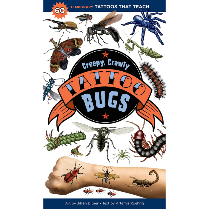 Creepy, Crawly Tattoo Bugs (Paperback)