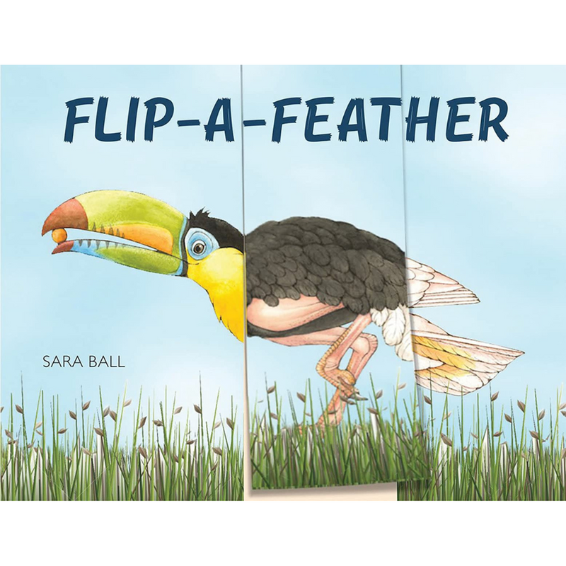 Flip A Feather (Board Book) Interactive Book by Sara Ball: Birds Kids Book