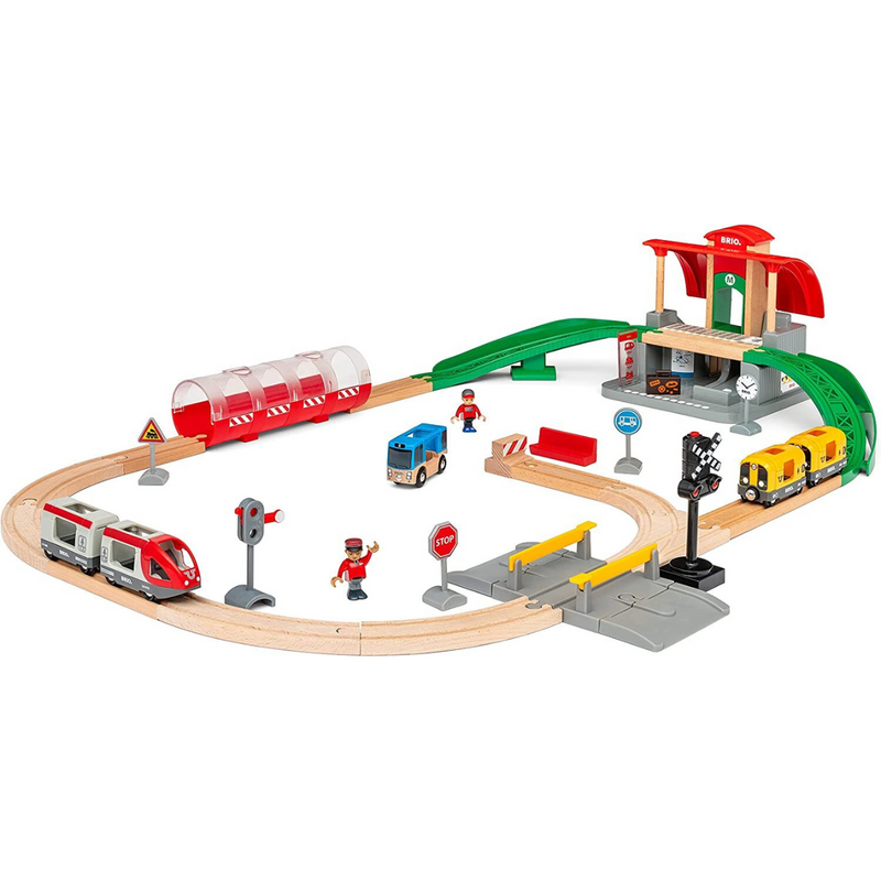 BRIO Central Station 37pc Large Set 3yrs+ (Bulky Shipping)