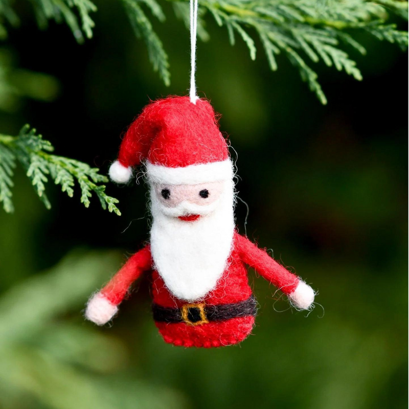 Tara Treasures Felt Santa Claus Ornament Christmas Range