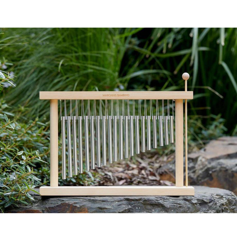 Silver Chime Bar by Marching Bambino Musical Instruments for Toddlers 2yrs+