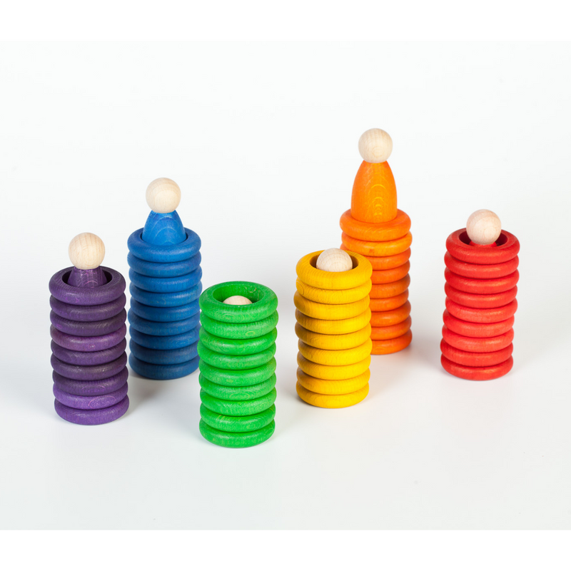 Grapat Nins, Rings & Coins 66pcs 18m+