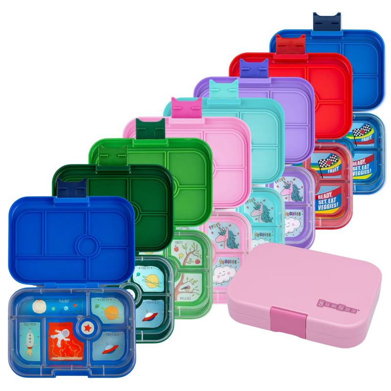 Yumbox Lunch Box Original 6 Compartment Bento Kids Lunch Box 3yrs+