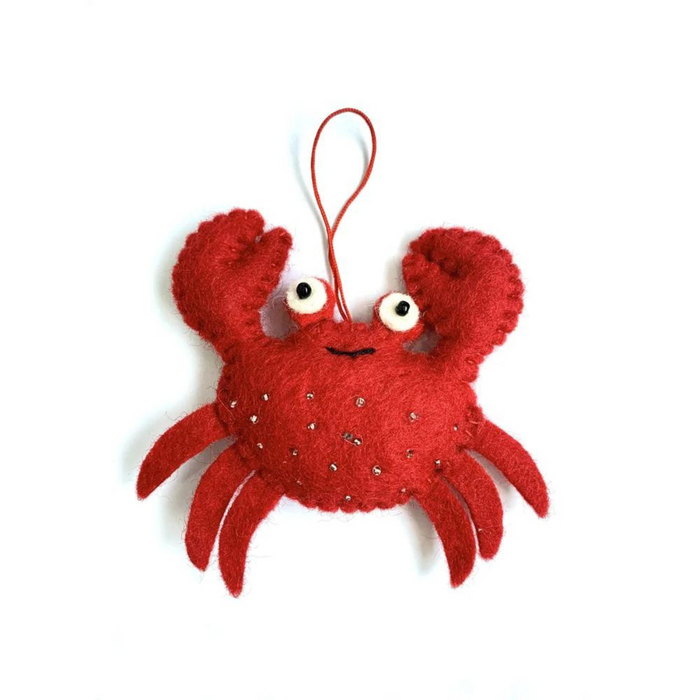 Pashom Christmas Tree Decor - Christmas Crab