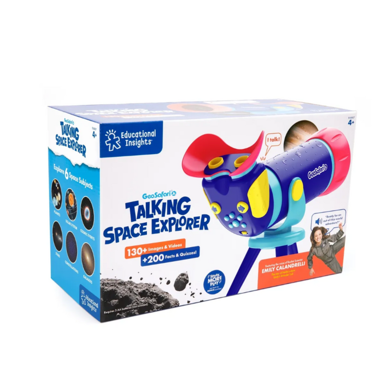 Geosafari® Jr Talking Space Explorer (featuring Emily Calandrelli) by Educational Insights Early Science STEM Developmental Toys for Kids Best Seller Clearance 4yrs+