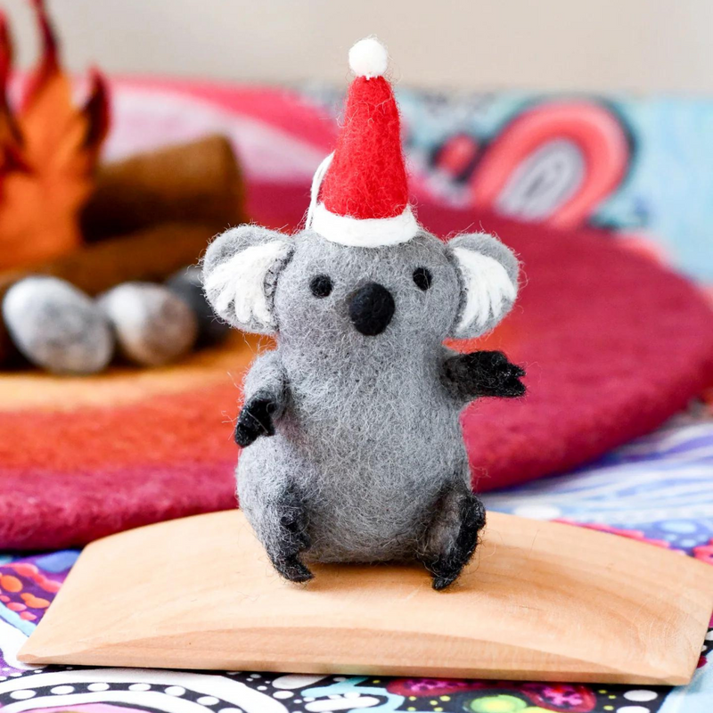 Tara Treasures Felt Australian Koala Christmas Ornament Best Seller Christmas Range 3yrs+